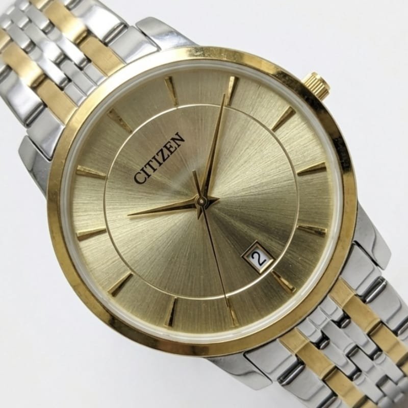 Citizen Quartz Two-Tone Silver Gold with Champagne Sunray Dial - Image 2