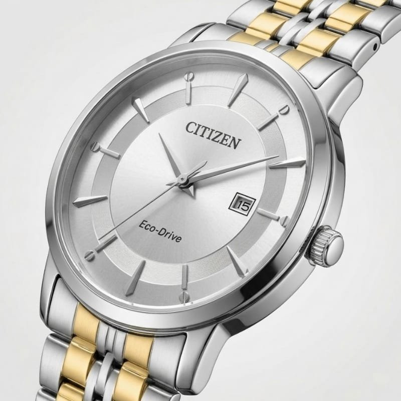 Citizen Quartz Men's Luxury watch A Gold‑Bezel - Image 3