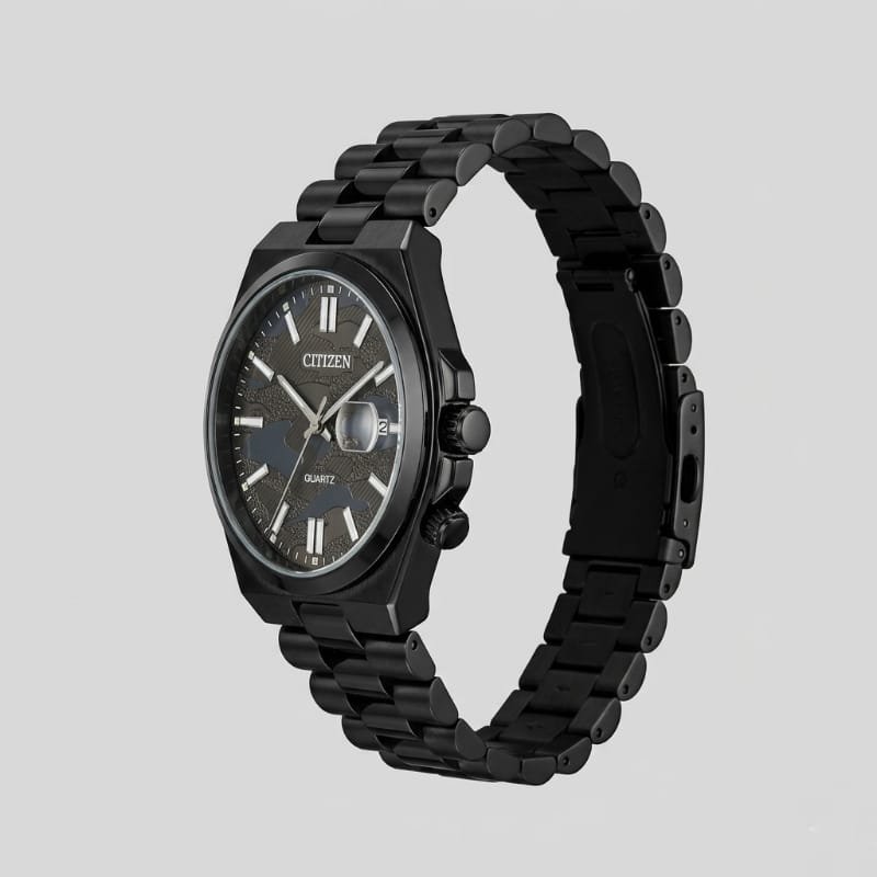 Citizen Men’s Black Ion-Plated Camouflage Pattern Quartz - Image 2